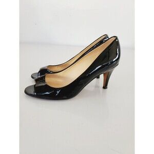 J. Crew DREA Peeptoe Patent Leather Pumps Size 6.5